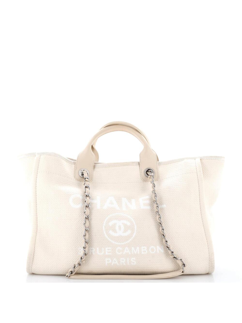Chanel Deauville Nm Tote Mixed Fibers #337390C37B